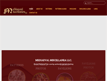 Tablet Screenshot of mediaevalmisc.com
